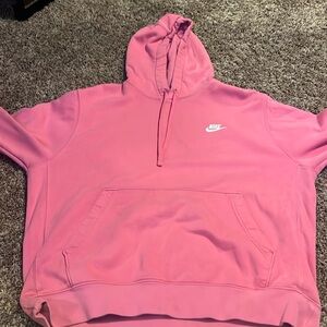 pink nike hoodie